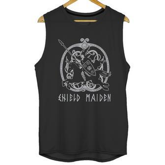 Shield Maiden Viking Woman Warrior Norse Mythology Gift Unisex Tank Top | Favorety UK