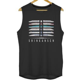 Shinkansen Bullet Train Six Pack Series Japanese Kanji Japan Unisex Tank Top | Favorety