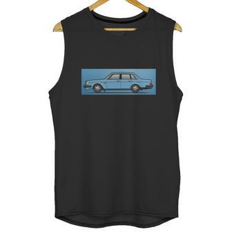 Shirt Volvo Brick 244 240 Sedan Brick Blue Unisex Tank Top | Favorety UK