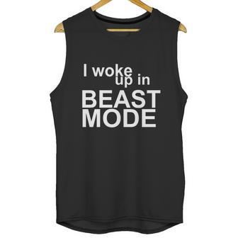 Shirt I Woke Up In Beast Mode Big Sean Bounce Back Unisex Tank Top | Favorety