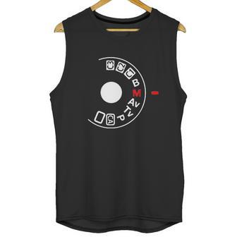 Shoot Manual Camera Buff Photography Lovers Unisex Tank Top | Favorety CA