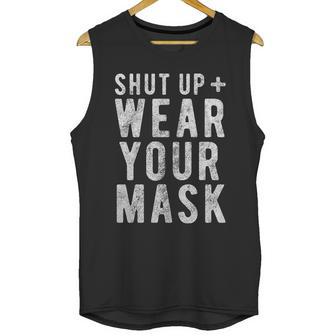 Shut Up And Funny Social Distancing Unisex Tank Top | Favorety CA