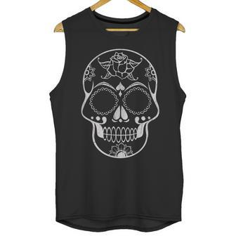 Simple Day Of The Dead - Sugar Skull Unisex Tank Top | Favorety UK