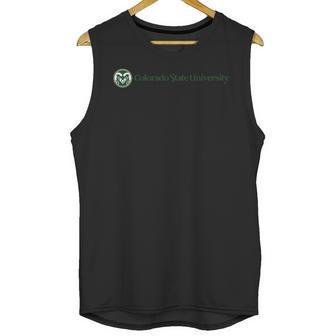 Simple Logo Colorado State University Fort Collins Unisex Tank Top | Favorety