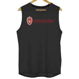 Simple Logo University Of Wisconsin Madison 2020 Unisex Tank Top | Favorety DE