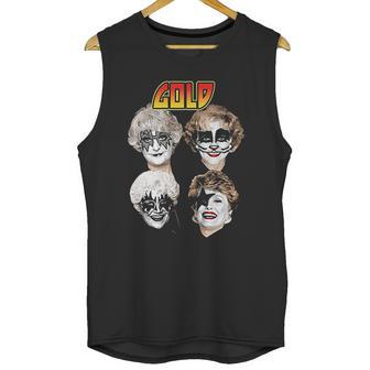 Sitcom Kiss Golden Girls Rock Music Parody Funny Mashup Serie Tv Funny Unisex Tank Top | Favorety