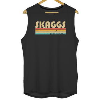 Skaggs Surname Funny Retro Vintage 80S 90S Birthday Reunion Unisex Tank Top | Favorety DE