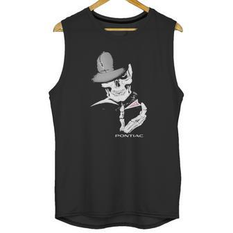 Skeleton Skull Pontiac Logo Unisex Tank Top | Favorety DE