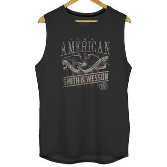 Smith And Wesson Vintage American Eagle Poster Unisex Tank Top | Favorety