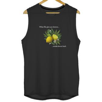 Smoking Lemon Kush Unisex Tank Top | Favorety CA