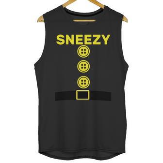 Sneezy Dwarf Halloween Costume Unisex Tank Top | Favorety UK