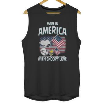 Snoopy America Unisex Tank Top | Favorety