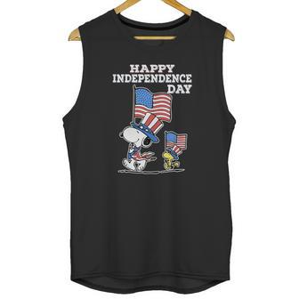 Snoopy Happy Independence Day Unisex Tank Top | Favorety CA