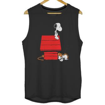 Snoopy And Hobbes Unisex Tank Top | Favorety CA