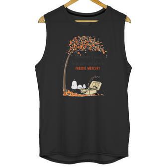 Snoopy Sometimes I Need To Be Alone And Listen Freddie Mercury Shirt Unisex Tank Top | Favorety AU