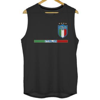 Soccer Team Championship Italia Italy Logo Unisex Tank Top | Favorety UK