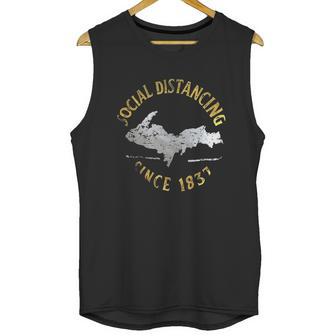 Social Distancing Since 1837 Vintage Unisex Tank Top | Favorety DE