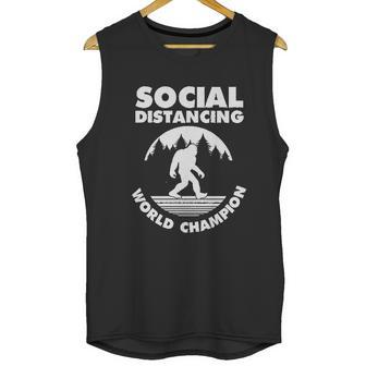 Social Distancing Bigfoot Unisex Tank Top | Favorety DE