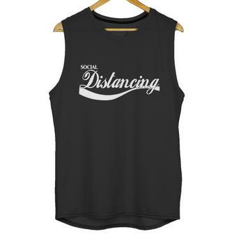 Social Distancing Cola Logo Unisex Tank Top | Favorety CA