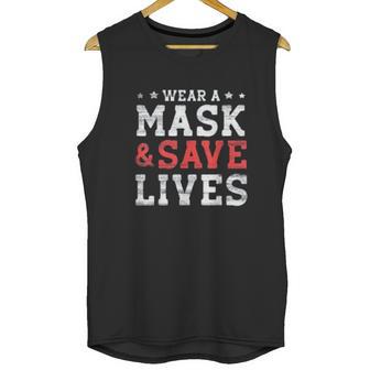 Social Distancing And Save Lives Unisex Tank Top | Favorety CA