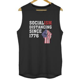 Socialism Distancing Since 1776 Raised Fist Unisex Tank Top | Favorety UK