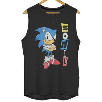 Sonic Hedgehog Cute Unisex Tank Top | Favorety