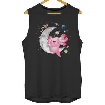 Space Axolotl Kawaii Pastel Goth Anime Comic For Girls Unisex Tank Top | Favorety