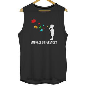 Sped Special Education Embrace Differences Unisex Tank Top | Favorety DE