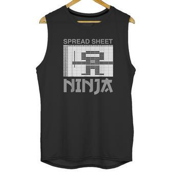 Spreadsheet Ninja Funny Office Party Excel Data Lover Unisex Tank Top | Favorety DE