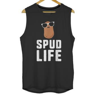 Spud Life Funny Potato Food Humor Vegetable Gift Unisex Tank Top | Favorety