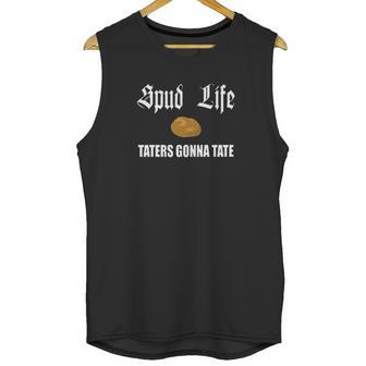 Spud Life Potato Pun Unisex Tank Top | Favorety AU