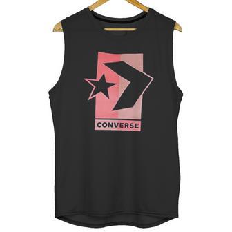 Star Chevron Stripe Graphic Unisex Tank Top | Favorety