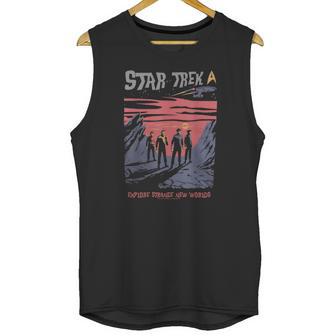 Star Trek Explore Strange New Worlds Art Graphic T-Shirt Unisex Tank Top | Favorety