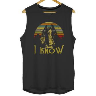 Star Wars Harrison Ford I Know Unisex Tank Top | Favorety