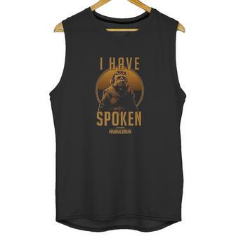 Star Wars The Mandalorian Kuiil I Have Spoken Circle Unisex Tank Top | Favorety