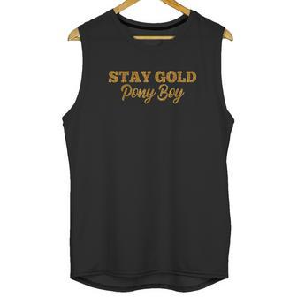 Stay Gold Ponyboy Outsider Unisex Tank Top | Favorety