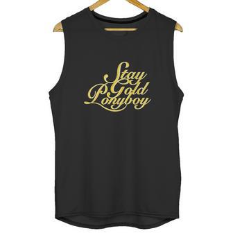 Stay Gold Ponyboy Graphic Unisex Tank Top | Favorety UK