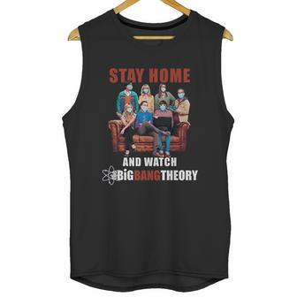 Stay Home And Watch Funny Social Distancing Unisex Tank Top | Favorety CA