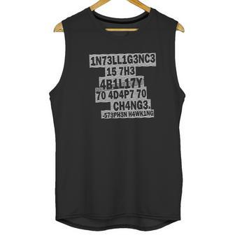 Stephen Hawking Intelligence Unisex Tank Top | Favorety CA