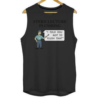 Stern Lecture Plumbing Unisex Tank Top | Favorety UK