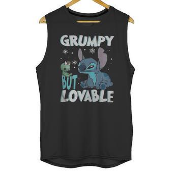 Stitch Grumpy But Lovable Unisex Tank Top | Favorety DE