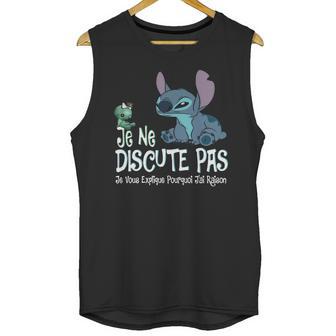 Stitch Je Ne Discute Pas Je Vous Explique Pourquoi Jai Raison Unisex Tank Top | Favorety CA