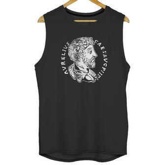 Stoicism Marcus Aurelius Ancient Roman Coin Stoic Unisex Tank Top | Favorety DE