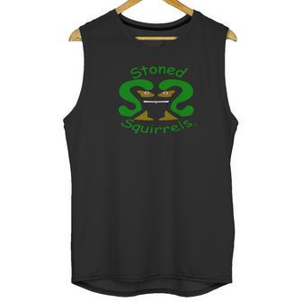 Stoned Squirrels Logo Unisex Tank Top | Favorety AU