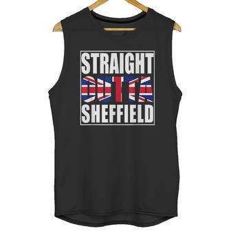 Straight Outta Sheffield United Kingdom Unisex Tank Top | Favorety DE