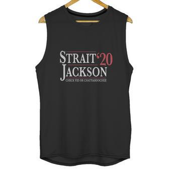 Strait Jackson 20 Check Yes Or Chattahoochee Unisex Tank Top | Favorety