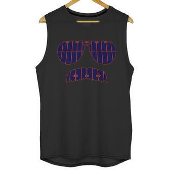 Strange Cargo Football Ditka Glasses And Stache Unisex Tank Top | Favorety