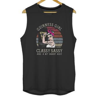 Strong Guinness Girl Classy Sassy And A Bit Smart Assy Vintage Shirt Unisex Tank Top | Favorety AU