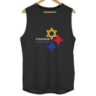 Stronger Than Hate Official Pittsburgh Steelers Steel City Star Of David Unisex Tank Top | Favorety AU