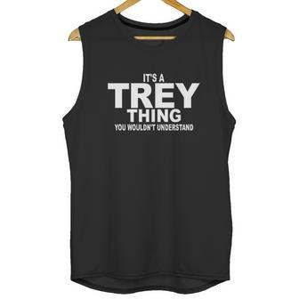 Stuff With Attitude Trey Thing Black Unisex Tank Top | Favorety CA